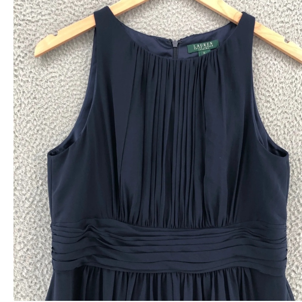 🚨FLASH SALE🚨 Ralph lauren evening pleated chiffon midi dresses